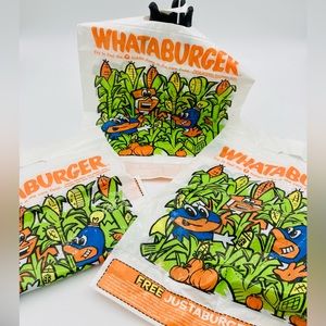 Rare Whataburger Halloween Bags! Plastic